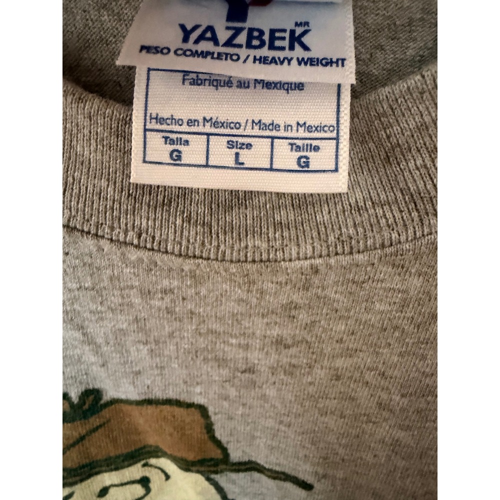 Peanuts A Charlie Brown Christmas Graphic T-Shirt Mens Large Heather Grey Yazbek - Picture 3 of 4